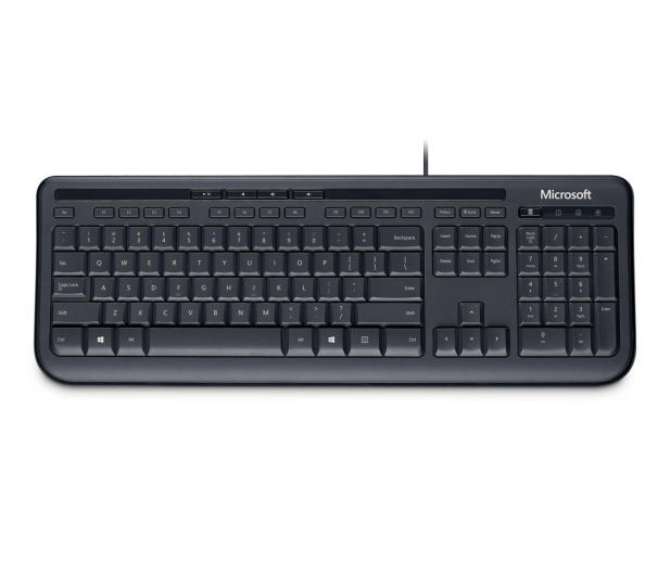 Microsoft Wired Keyboard 600 czarna - 40683 - zdjęcie